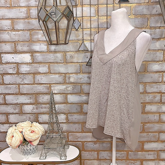 Harve Benard Tan Jersey T-Back Top, Size Small. - Picture 3 of 10